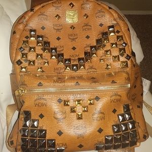 MCM Stark M studded backpack